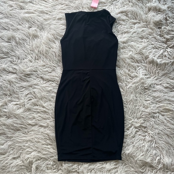 4/$19 NWT Day & Night black sheer cutout dress size M - Picture 3 of 5